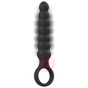 BLACK&SILVER - Potente Dilatatore Anale in Silicone Bob