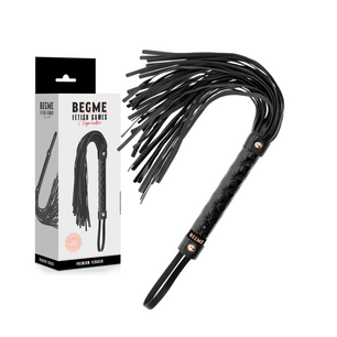 BEGME - Black Edition Flogger in Pelle Vegana