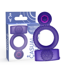 CASUAL LOVE - Anello Double Pleasure Lilla