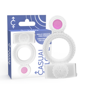 CASUAL LOVE - Anello Doppio Piacere Trasparente
