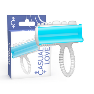 CASUAL LOVE - Anello Lingua Vibrante Blu