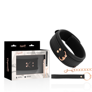 COQUETTE CHIC DESIRE - Collana in Pelle Fantasia Vegana con Cinturino e Fodera in Neoprene
