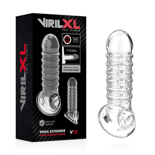 VIRILXL - Estensione e Guaina per Pene V15 Trasparente