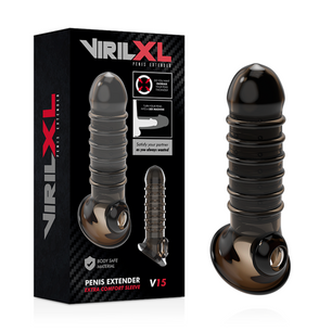VIRILXL - Estensione e Guaina per Pene V15 Nero