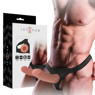 INTENSE - Imbracatura Cava con Dildo 16 X 3 Cm