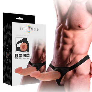 INTENSE - Imbracatura Cava con Dildo 18 X 3,5 Cm
