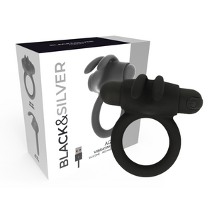 BLACK&SILVER - Anello Agron 2.O