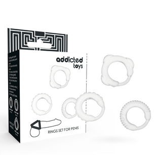 ADDICTED TOYS - Set C-ring Trasparente