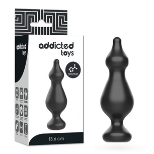 ADDICTED TOYS - Plug Sessuale Anale 13.6 Cm Nero