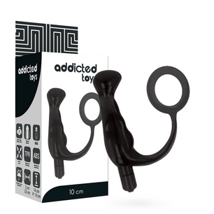 ADDICTED TOYS - Vibratore Prost Tico Nero 10 Cm