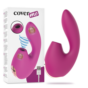COVERME - Vibratore Aspiratore Clitorideo e Potente Vibratore per il Punto G