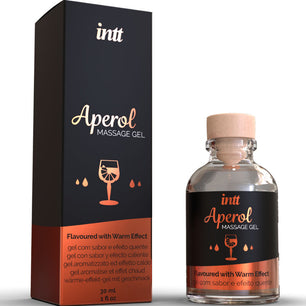 INTT MASSAGE & ORAL SEX - Gel da Massaggio Aperol Effetto Calore Intenso