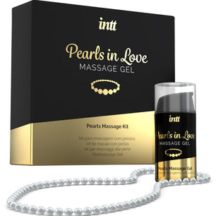 INTT MASSAGE & ORAL SEX - Perle Innamorate con Collana di Perle e Gel di Silicone