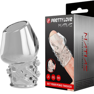 PRETTY LOVE - Matias Spessore per Pene Trasparente
