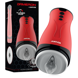 JAMYJOB - Masturbatore Dameron con Aspirazione e Vibrazione