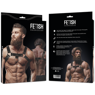 FETISH SUBMISSIVE ATTITUDE - Imbracatura per il Petto in Ecopelle da Uomo