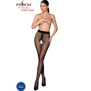 PASSION - Tiopen 018 Collant Nero 1/2 20 Den