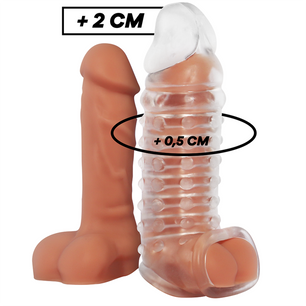 VIRILXL - Estensione e Guaina per Pene V11 Trasparente