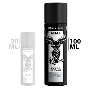 BLACK HOLE - Gel Dilatazione Anale a Base di Silicone 100 Ml