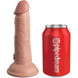 KING COCK - Elite Dildo Realistico Vibrante e Silicone 15.2 Cm