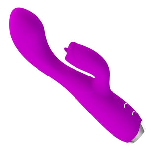 PRETTY LOVE - Vibratore Ricaricabile Gloria Rabbit-viola Impermeabile