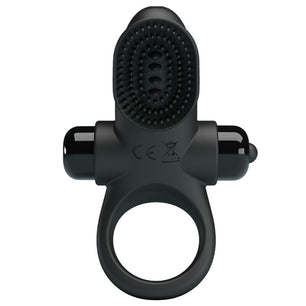 PRETTY LOVE - Anello Vibratore Ii per il Pene Nero