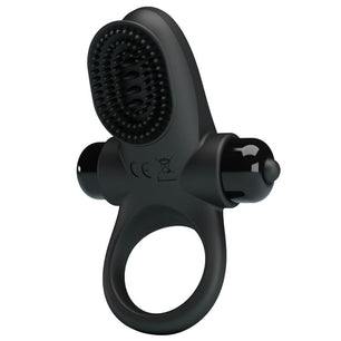 PRETTY LOVE - Anello Vibratore Ii per il Pene Nero