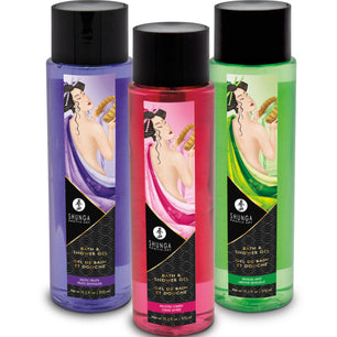 SHUNGA - Gel Bagno Doccia Sensuale Menta 370 Ml