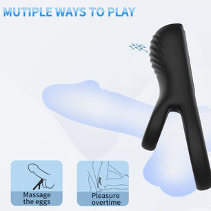 ARMONY - Vibratore Doppio Anello Nero