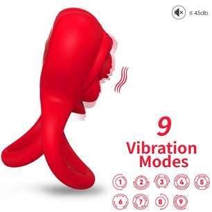 ARMONY - Anello Vibratore Cuore Rosso
