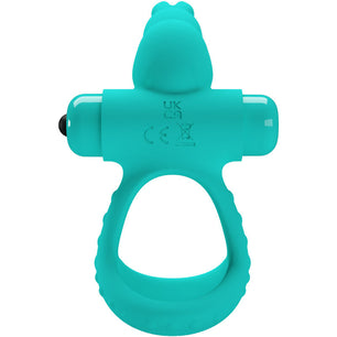 PRETTY LOVE - Anello Vibratore Coniglio Verde Figgy