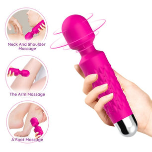 ARMONY - Massaggiatore e Vibratore Postino Testa Super Flessibile Fucsia