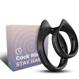 ARMONY - Anello Doppio Elastico Dualring Nero