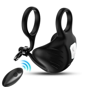 ARMONY - Anello Vibratore Manta Scroto Telecomando Nero