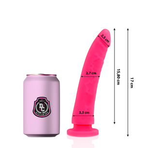 DELTA CLUB - Toys Dildo Medico Rosa in Silicone 17 Cm -o- 3 Cm