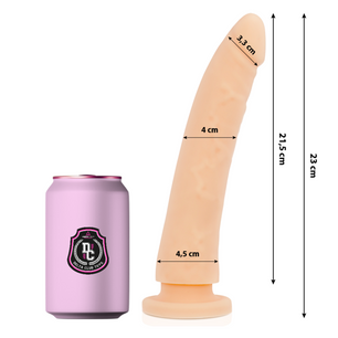 DELTA CLUB - Toys Dildo Naturale in Silicone Medico 23 Cm -o- 4.5 Cm