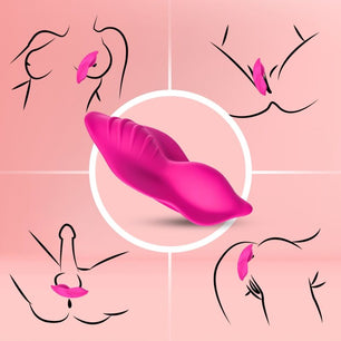ARMONY - Whisper Slip Indossabile Vibratore Telecomando Fucsia