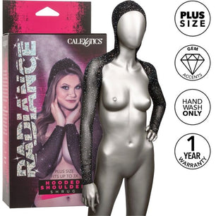 CALEXOTICS - Radiance Coprispalla con Cappuccio Rhine Plus Taglia