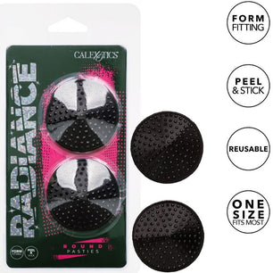 CALEXOTICS - Radiance Copri Capezzoli Gioiello di Forma Tonda
