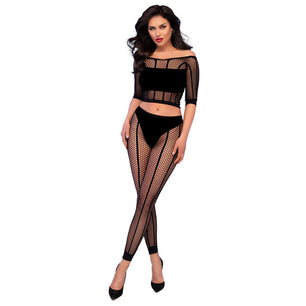 CHILIROSE - Cr 4647 Top e Leggins Nero S/m
