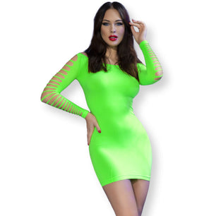 CHILIROSE - Abito Cr 4617 Verde S/m