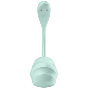 SATISFYER - Stimolatore Punto G Petale Liscio Verde Acqua App Gratuita