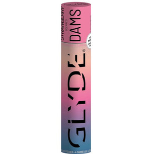 SHEER GLYDE - Dams Laminas Lattice Sesso Orale Fragola