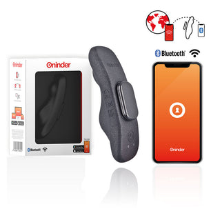 ONINDER - Vibratore Ricaricabile Manila Panty 9 Velocità 9.6 Cm X 2.6 Cm - App Gratuita