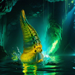 EPIC - Dildo Tentacolo Verde Cetus Taglia Piccola