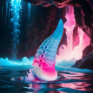 EPIC - Dildo con Tentacoli Blu Phorcys Taglia Piccola