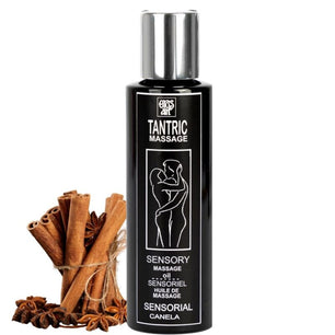 EROS-ART - Olio da Massaggio Tantrico Naturale e Cannella Afrodisiaca 100 Ml