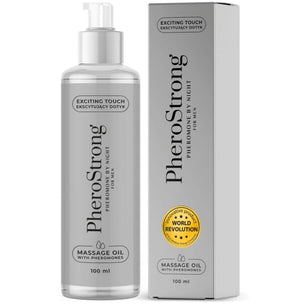 PHEROSTRONG - Olio da Massaggio Notturno per Uomo 100 Ml