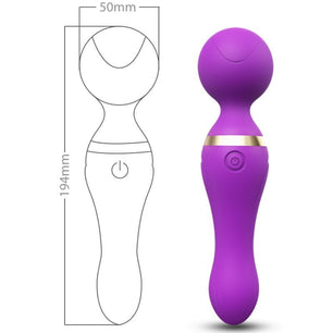 ARMONY - Massaggiatore e Vibratore Freeza Testa Super Flessibile Viola