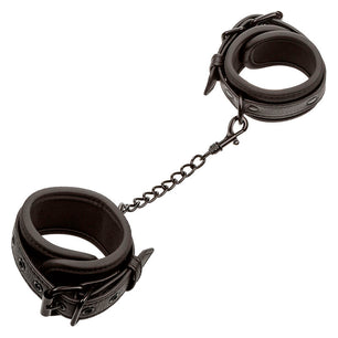CALEXOTICS - Nocturnal Manichette da Polso in Pelle Regolabili Nere